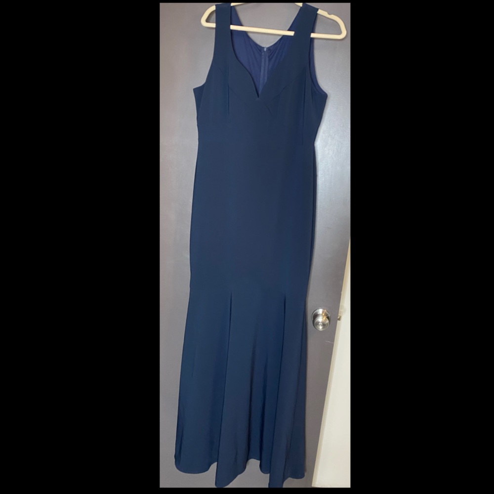 Navy Mermaid style Gown size XL